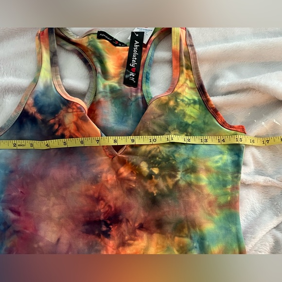 NWT Absolutely ❤️ it!! Tie Dye Racerback Stretchy Mini Dress - Picture 8 of 11